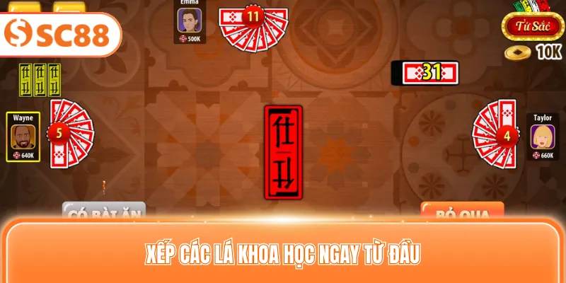 Xếp các lá khoa học ngay từ đầu